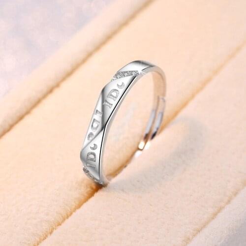 Silver Rings Engagement 925 Silver Rings for women Wedding Ring Jewelry Retro Personalized Luxury Silver Ring for girls