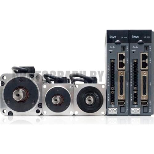 100w-750w AC servo motor 220v with servo driver 0.1kw-0.75kw 220 volt 3000rpm industrial servomotors for DIY CNC sewing machine