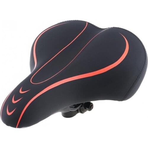 Wide Bicycle Saddle Thicken Soft Big Butt Bike Seat with Breathable Design for Mountain Bicycle