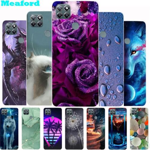 For Lenovo K12 Pro Case Silicone Soft Back Cover For Lenovo K12 K 12 Bumper Phone Case For Lenovo K12 K10 Note Coque Rose Flower
