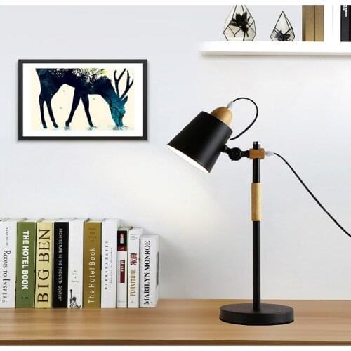 Nordic Modern wood Table lamp indoor lighting E27 desk lamps White table lamp LED lighting desk lamps