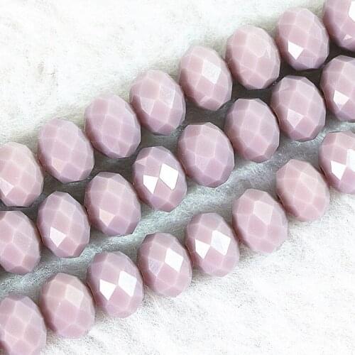 Mix-colored AB crystla glass diy material 6*8mm 70pcs/strand faceted rondelle abacus loose accessories spacers beads B677