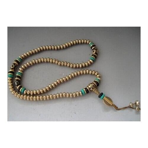 Tibetan Buddhism in Tibet copper Buddha prayer worry Myra day bead bracelet