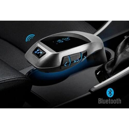 Universal Wireless Bluetooth Hands Free FM Transmitter MP3 Player Audio USB Car Charger Car Kit