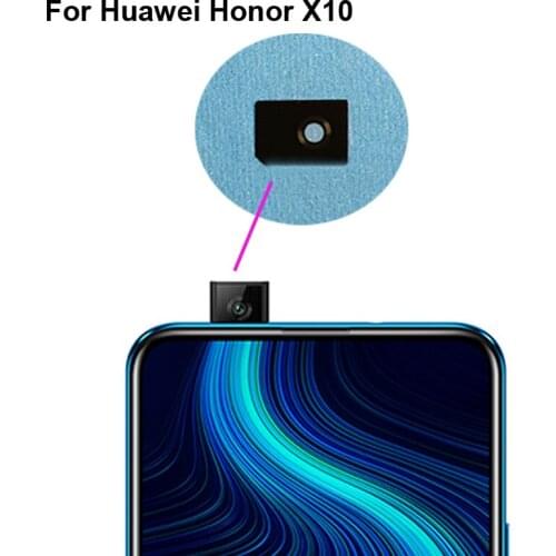 High quality For Huawei Honor X10 front Camera Glass Lens test good x 10 Replacement Up down Lifting Rising-Lowering Glass