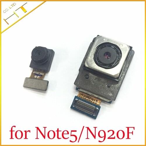 1pcs Original tested Big Rear Back camera & small front Facing Camera Flex Cable Module for Samsung Galaxy Note 5 N920F