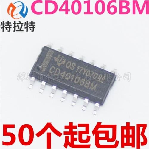 10PCs/Lot New Cd40106 Cd40106bm Cd40106bcm Sop-14 Six-Schmidt Trigger for
