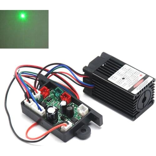 100mW 532nm Green Laser diode module 12V Fan Cooling TTL 0-30KHZ Long Time Work