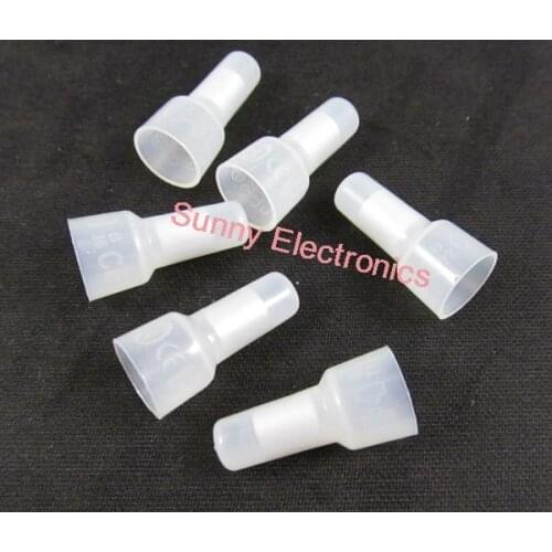 100) Closed End Cap 22-16 Gauge Crimp Wire Connector Car Audio Alarm Terminals free shipping