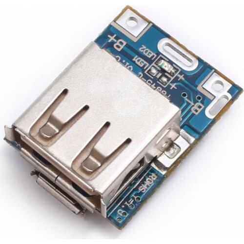 2021 New 5V Boost Step Up Power Module Lithium LiPo Battery Charging Protection Board