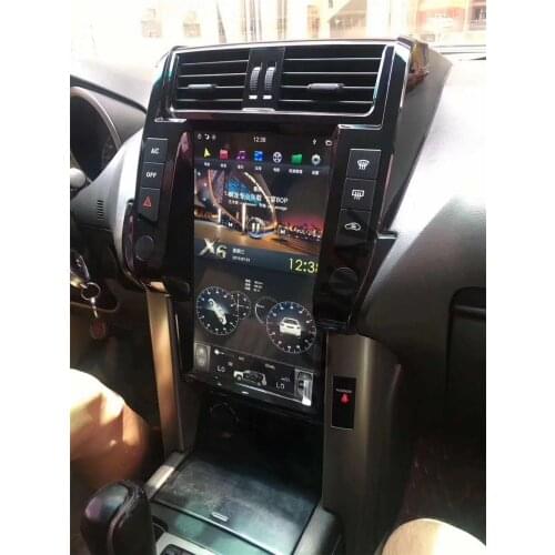 13.6 2din car radio multimedia player for TOYOTA Land Cruiser Prado 2014 2015 2016 2017 car stereo autoradio vertical screen