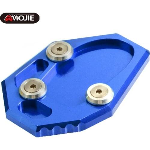 For Yamaha MT-07 XJ6 FZ6 Kickstand Side Stand Enlarge Extension Pad MT-07 MT07 XJ6 /ABS FZ6R FZ6 S2 ABS Accessories Motorbike