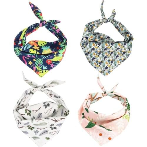Dog Bandana Reversible Bandana Tie on Bandana Dog Scarf Pet Dog Accessory for Gifts