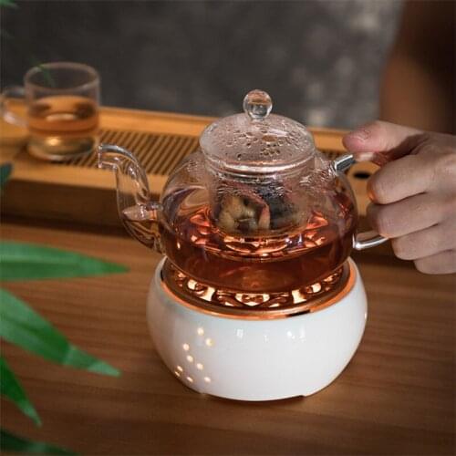 Ceramic Coffee Milk Pot Heater Kettle Heating Base Portable Teapot Warmer Insulation Candle Holder Tea Stove Kung Fu Tea Set