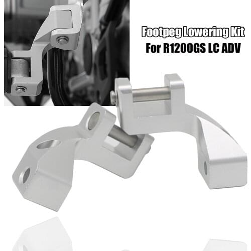 Foot Peg Passenger Footpeg Lowering Kit For BMW R1200GS LC/ LC ADV 2013-2018 R1250GS / ADV Adventure 2019-2020 S1000XR 2015-2019