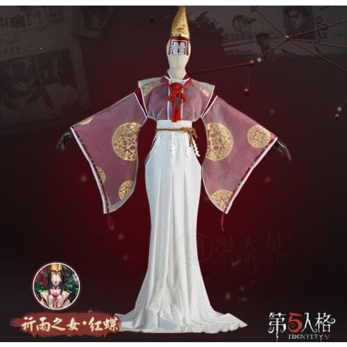 Game Identity V Cosplay Costumes Hunter Michiko Geisha Cosplay Costume Rainmaker Skin Uniforms Clothes Suits Dresses Kimonos