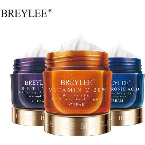 BERYLEE Retinol Face Cream Vitamin C Hyaluronic Acid Moisturizing Anti Wrinkle Acne Treatment Whitening Day Cream Skin Care 40g