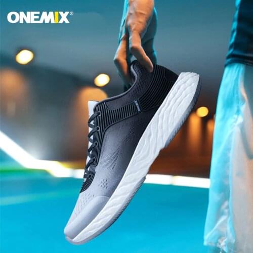 Onemix Men Running Shoes for Women Mesh Cushion Breathable Designer Zapatillas Trail Sports Shoe Light Outdoor Walking Sneakers
