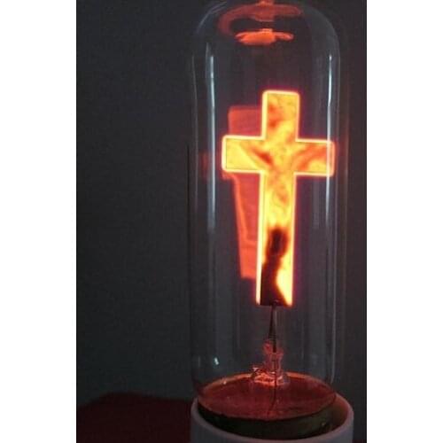 E27 3W Red Jesus Flame Light Bulb AC220-240V