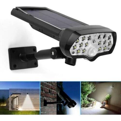 Mayitr 1pc IP65 Waterproof Solar Motion Sensor Wall Light Outdoor LED 150Lm Super Bright Lamp For Garden Decoration