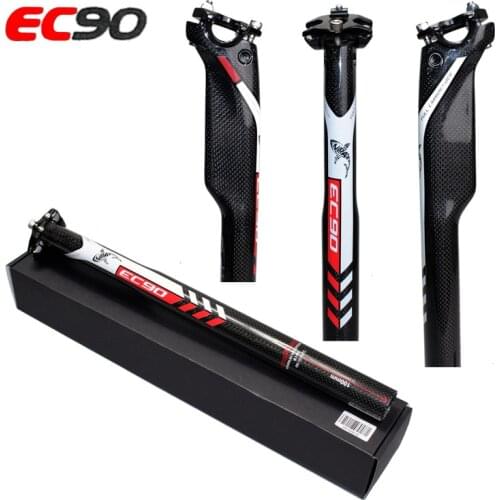 2020 EC90 Ultralight Full carbon fiber bicycle seatpost tube MTB seatpost Road bike seat tube 27.2 30.8 31.6*350/400mm