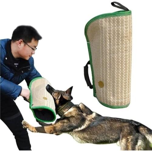 Durable Dog Bite Sleeves Tug Protection Arm Sleeve Chew Toy Pitbull German Shepherd Training Playing Jute Tug Toy Dog Supplies