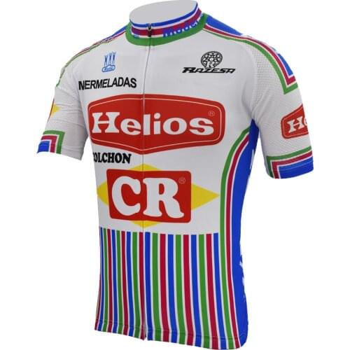 Retro cycling jerseys summer men short sleeve bike wear white blue jersey road jersey cycling cycling top