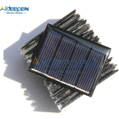 Solar Panel 2V 115MA Mini Solar System DIY For Battery Cell Phone Chargers Portable Solar Cell 0.23W 50*38MM