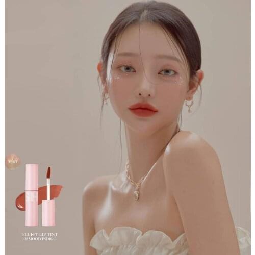 Lip Tint - The Blessed Moon Fluffy Lip Tint water proof moisturizing foundation lip stick Korea cosmetic skin care lovely girl