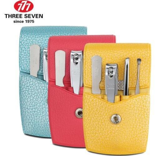THREE SEVEN/777 Cute Nail Clippers Suit Earpick/Nail file/Callus shaver 4 in 1 Nail Art & Tools Kits