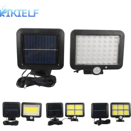Waterproof Solar Lamp with Motion Sensor Outdoor Garden Spotlight Solar Split Powered Wall Lamp for Street Path Courtyard garden
