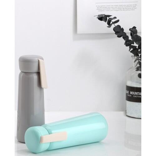 350ml Women Thermos Mug 304 Stainless Steel Vacuum Flask Insulation Kettle Water Cup Creative Water Bottle Advertising Gift Cup