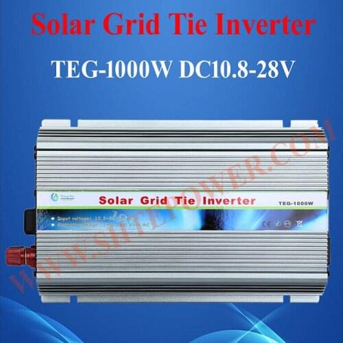 DC 10.8-28V to AC 100V 110V 120V 220V 230V 1000W Grid Tie Micro Solar Inverter With MPPT Function
