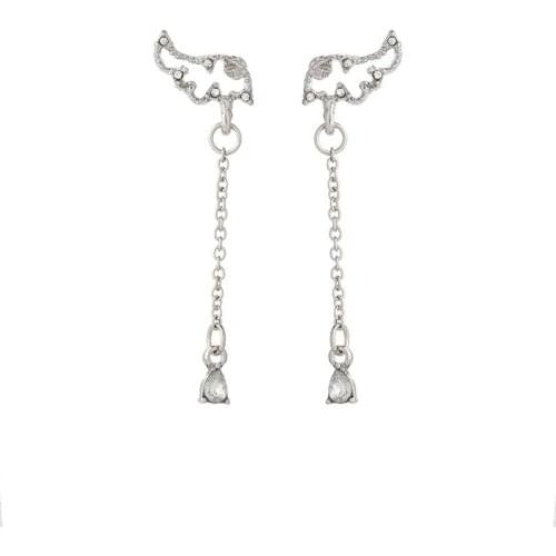 10 pair/lot wholesale fashion jewelry accessories metal angel wing earrings