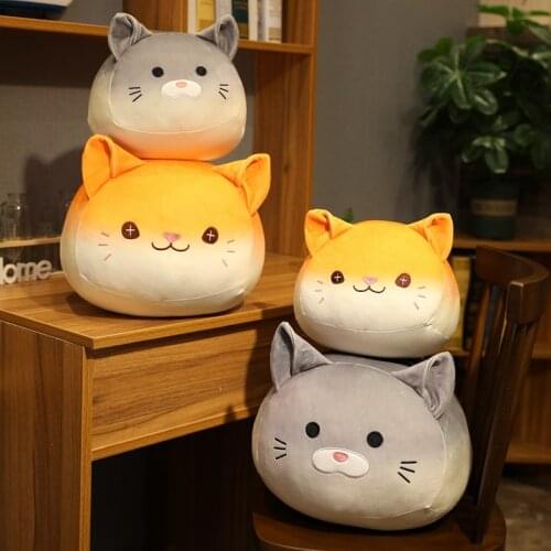 30cm 40cm Creative Plush Cat Toy Stuffed Bread Cat Soft Doll Fat Animal Pillow Cushion Kids Toys Birthday Gift