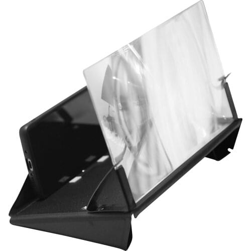 3D Screen Amplifier Projector For Mobile Phone 12 Inches Portable Screen Magnifier For 7" Smartphone Phone Stand Bracket
