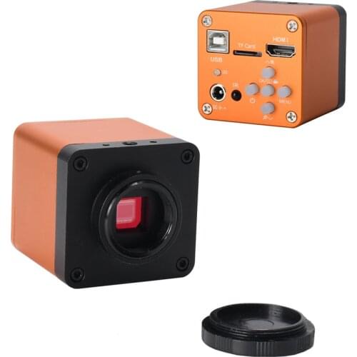 Full HD 1080P 60FPS 37MP Panasonic Sensor 1/2.3 HDMI USB C Mount Digital Video Microscope Camera For industrial PCB Repair