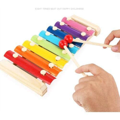 2020 Newest Hot Music Instrument Toy Wooden Frame Style Xylophone Children Kids Musical Funny Toys Baby Educational Toys Gifts