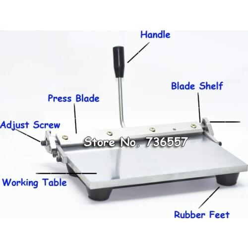 300mm Manual folding creasing machine for paper leather PU sheet Leather creaser NEW
