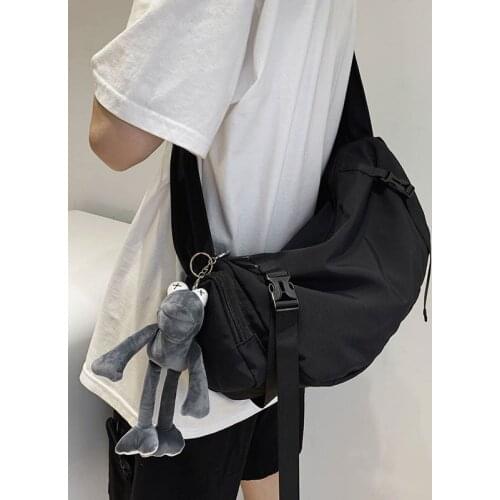 Functional Nylon Sling Bag Neutral Large Capacity Shoulder Handbags Crossbody Bags Female For Women Girl Messenger Tas