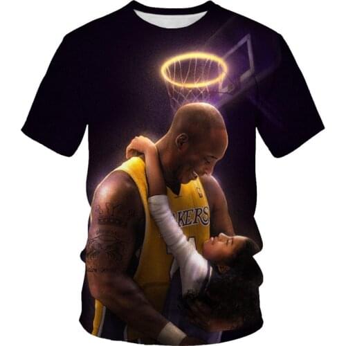 2021 summer T-shirt male basketball star 3D printing fashion men and women O-neck T-shirt casual fashion sports mens clothing