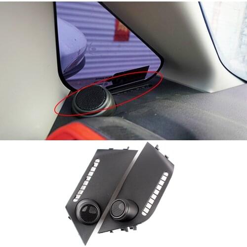 Front door tweeter speaker cover for Honda Fit Jazz 2014-2019 treble audio loudspeaker lid horn shell decoration high quality