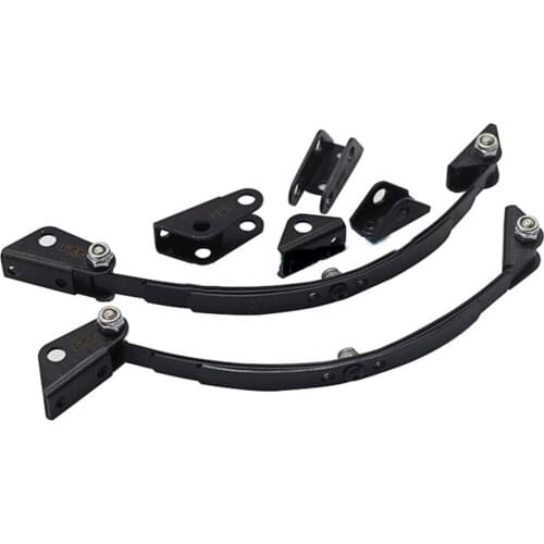 Metal Front Rear Suspension Set for Tamiya 1/14 RC Trailer Truck Car Parts RC Car Shock Absorbing Spring Suspension Steel Plate