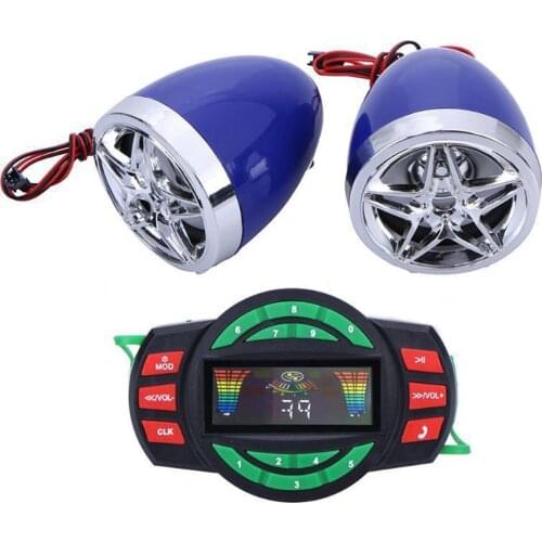 Motorcycle Accessories Bluetooth Audio Sound System Speaker MP3 Player Sounds Speakers FM Radio MP4 Music