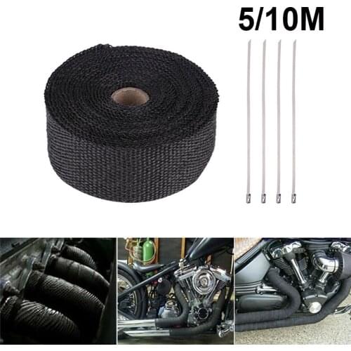 Motorcycle Exhaust Tape Wrap Covers For YAMAHA tzr 50 tenere 700 mt07 yz 250 farol pw50 fz1n jog rr nmax 125 wr450f majesty 400