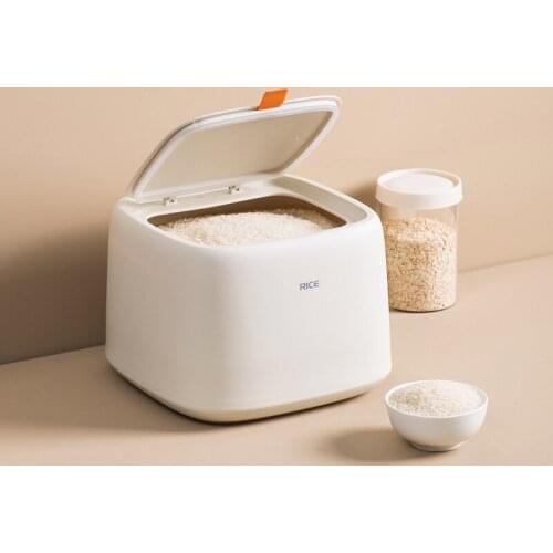 Flip-lid non-toxic and safe rice box Household rice storage box, insect-proof and dust-proof simple and fashionable style
