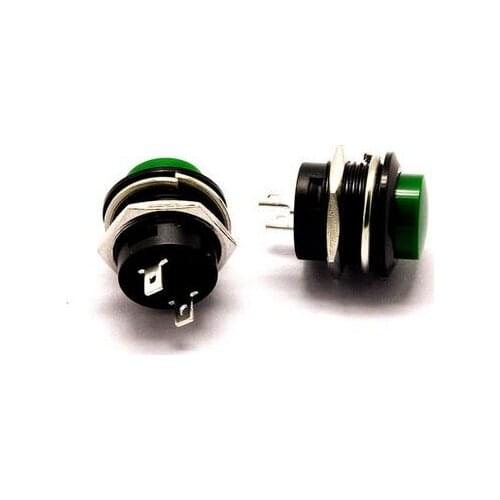 R13-507 16MM green dot from the reset button switch button switch without lock switch Hot wholesale free shipping