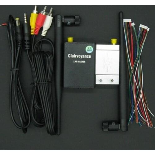 50KM Long Range 2.4GHz 2.4G FPV 1W 1000mw AV Wireless Transmission Telemetry Transmitter Receiver TX RX CT210+CR800 Combo