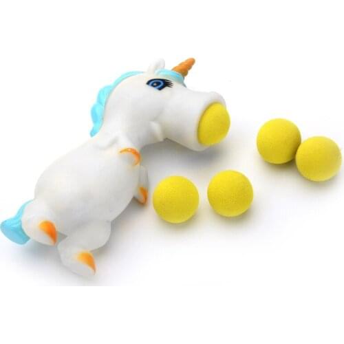 Net celebrity explosive childrens toys rainbow unicorn bouncy ball jet ball childrens vent toy wholesale halloween