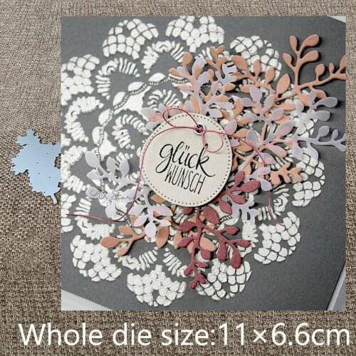XLDesign Craft Metal Cutting Dies stencil mold Leaves cluster decoration scrapbook Album Paper Card Craft Embossing die cuts